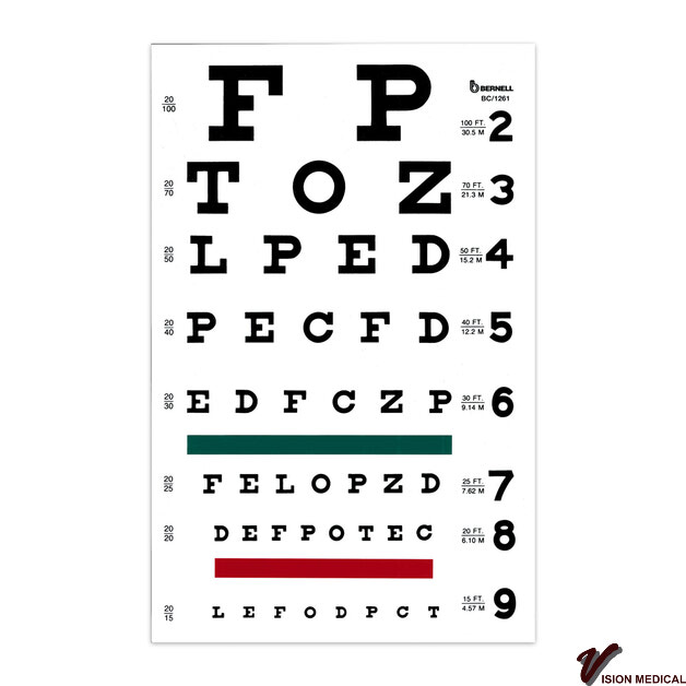 20' Snellen Chart. 9