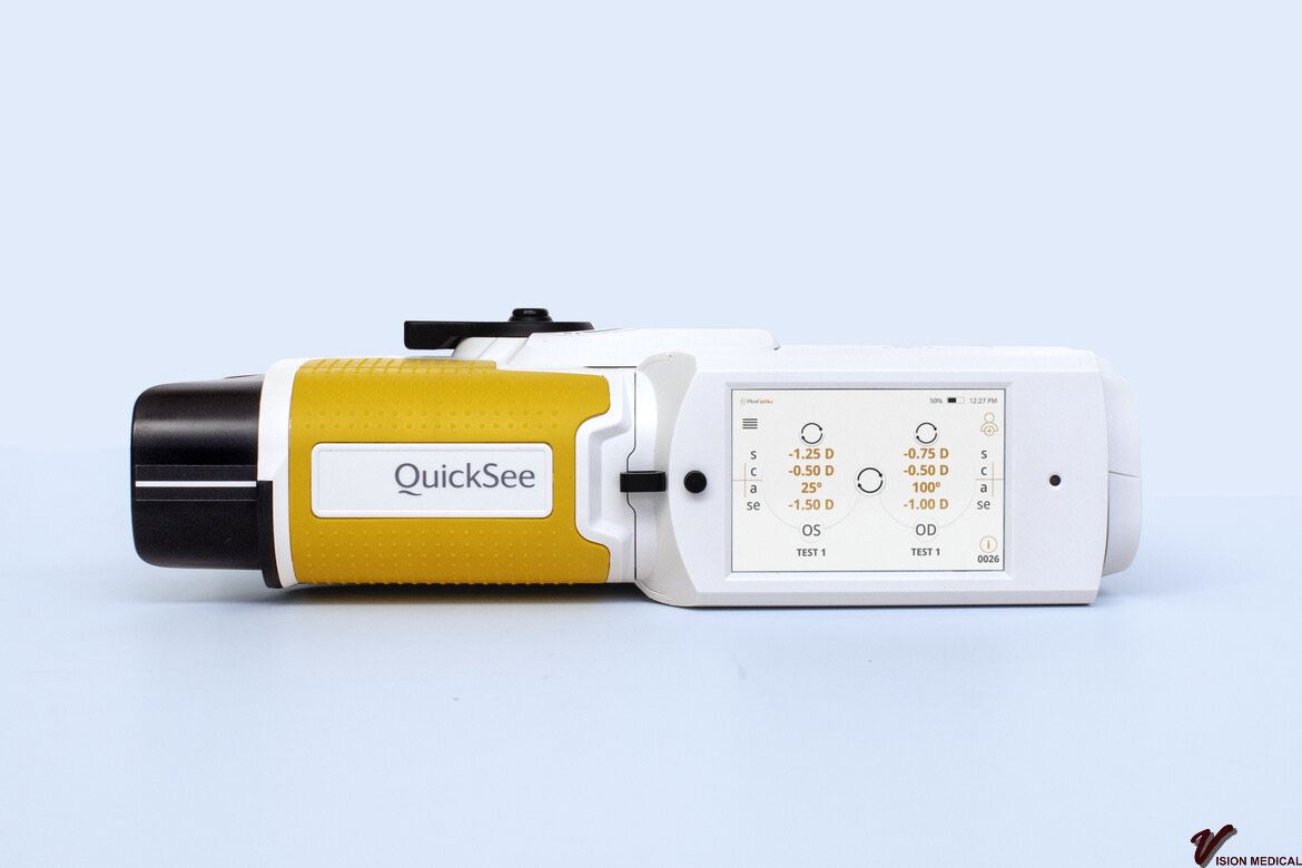 Handheld autorefraction  QuickSee Free Handheld Autorefractor, from  PlenOptika